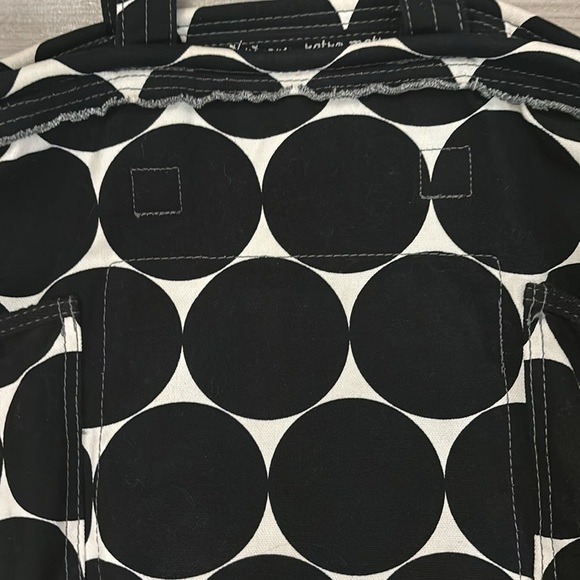 Thirty One Diaper Bag Black and White polka Dots - Picture 2 of 8